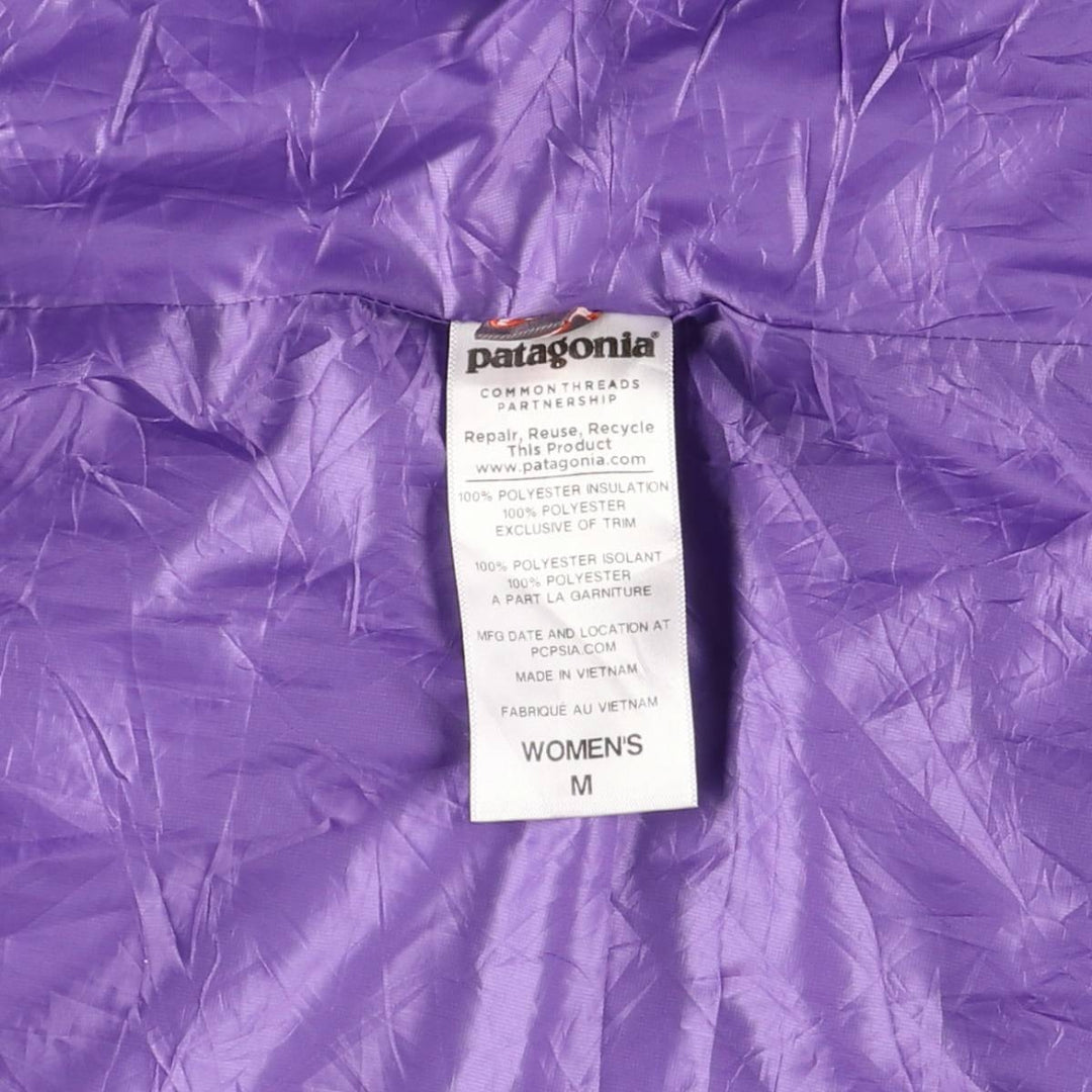 Patagonia 84216FA14 Padded Mountain Jacket, Shell Jacket, Puffer Jacket, Women's Size M polyester Purple type blue-purple Vintage Second Hand