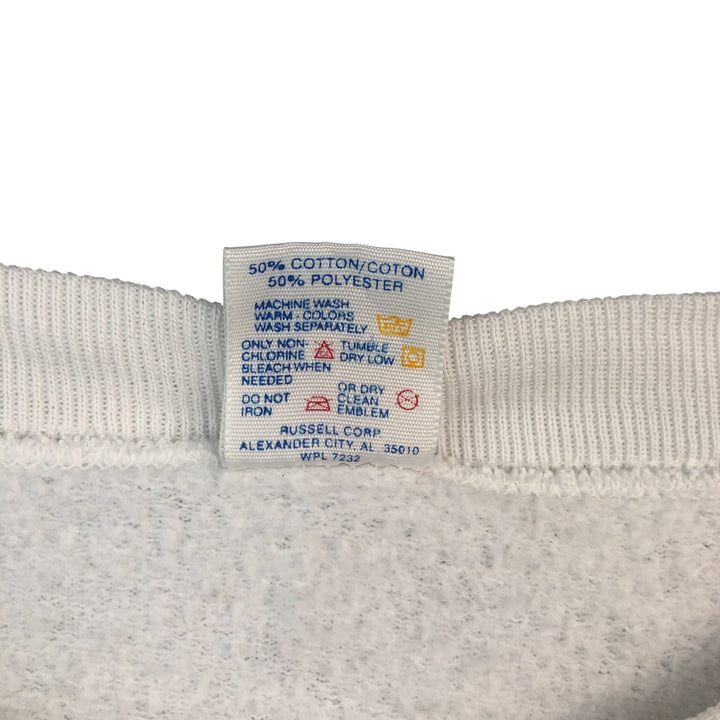 Vintage 80s-90'S Jerzees printed sweatshirt, made in the USA, men's size XXL cotton white type Vintage Second Hand