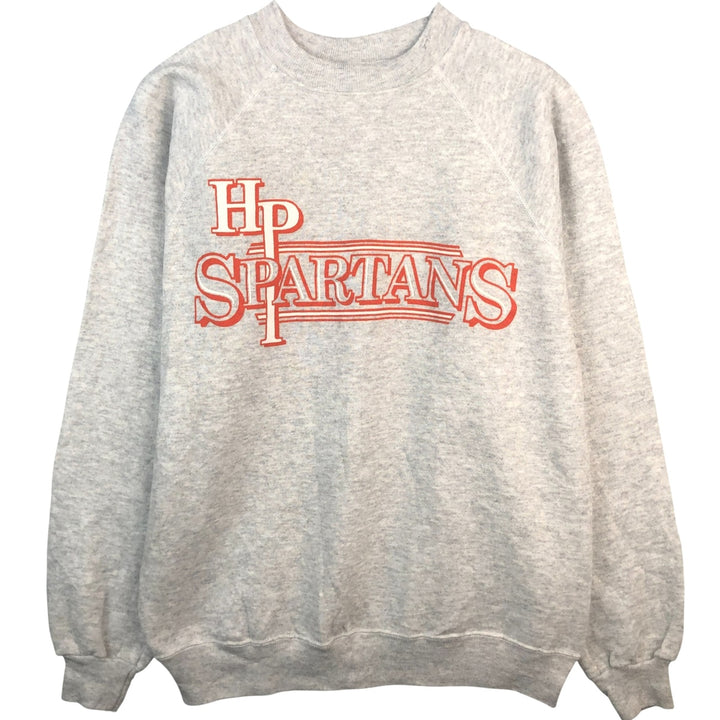 Vintage 90s-00'S Hanes printed sweatshirt, made in the USA, size L, men's cotton gray type Vintage Second Hand