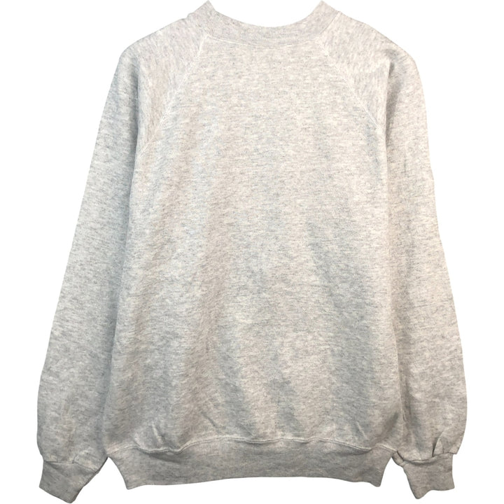 Vintage 90s-00'S Hanes printed sweatshirt, made in the USA, size L, men's cotton gray type Vintage Second Hand