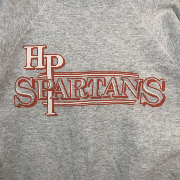 Vintage 90s-00'S Hanes printed sweatshirt, made in the USA, size L, men's cotton gray type Vintage Second Hand