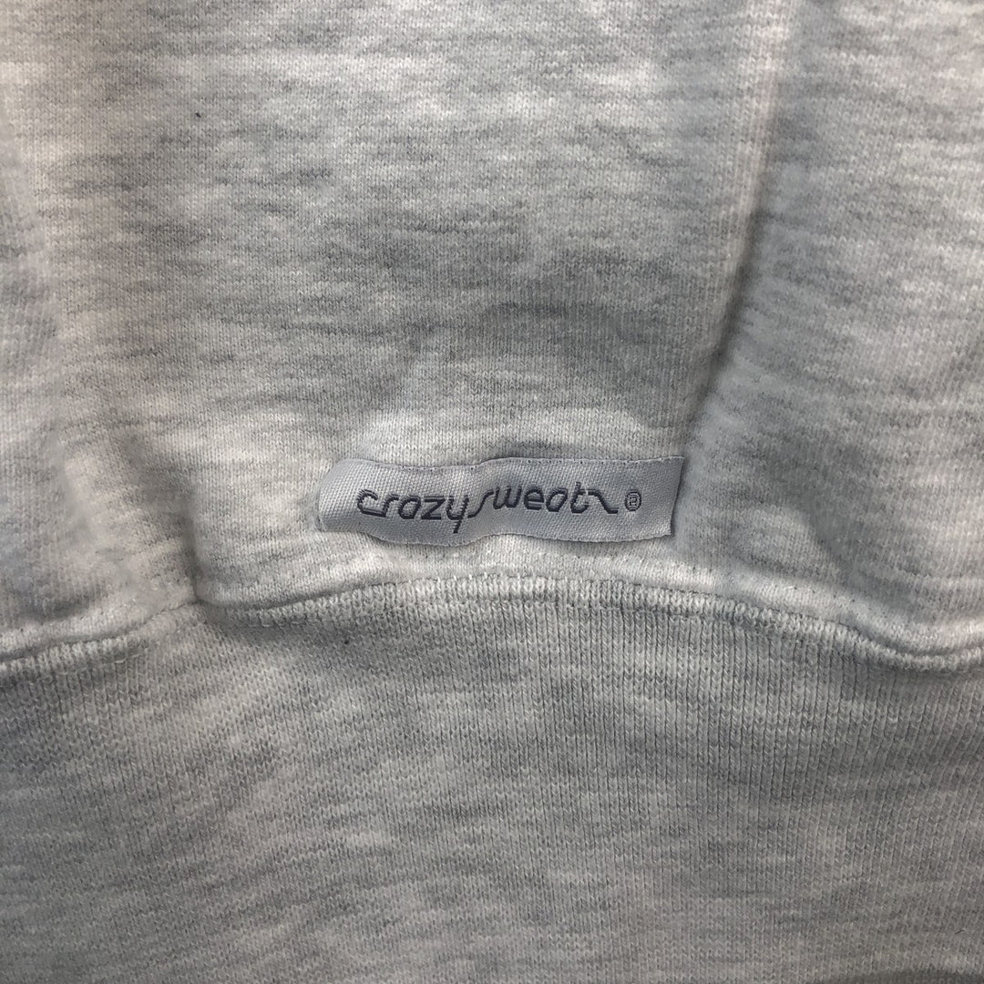 Crazy Shirt Vintage Print Logo Sweatshirt, Made in USA, Men's Size M cotton gray type Vintage Second Hand