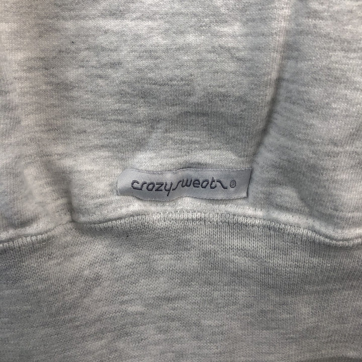 Crazy Shirt Vintage Print Logo Sweatshirt, Made in USA, Men's Size M cotton gray type Vintage Second Hand