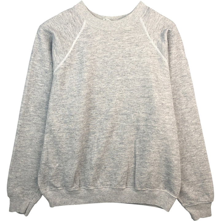 Vintage 1980'S Hanes blue tag back print sweatshirt, men's size L cotton gray type Vintage Second Hand