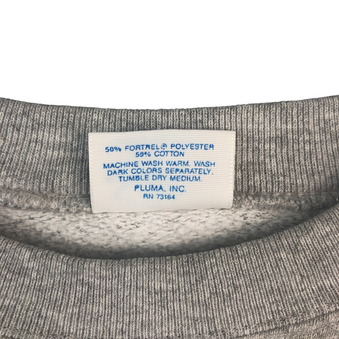 SANTEE SWEATS USMC U.S. Marine Corps Printed Sweatshirt, Made in USA, Men's Size XL polyester gray type Vintage Second Hand