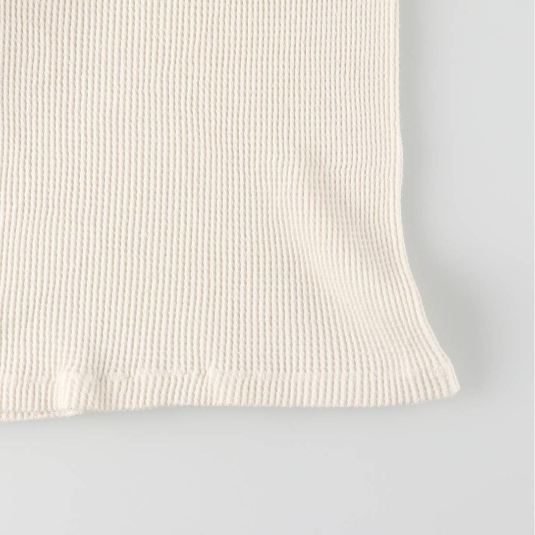 Vintage 1970'S sportswear thermal t-shirt, waffle, made in the USA, size M, men's cotton white type Vintage Second Hand