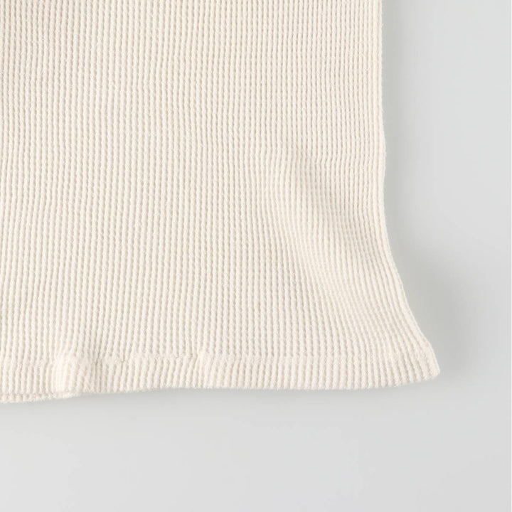 Vintage 1970'S sportswear thermal t-shirt, waffle, made in the USA, size M, men's cotton white type Vintage Second Hand