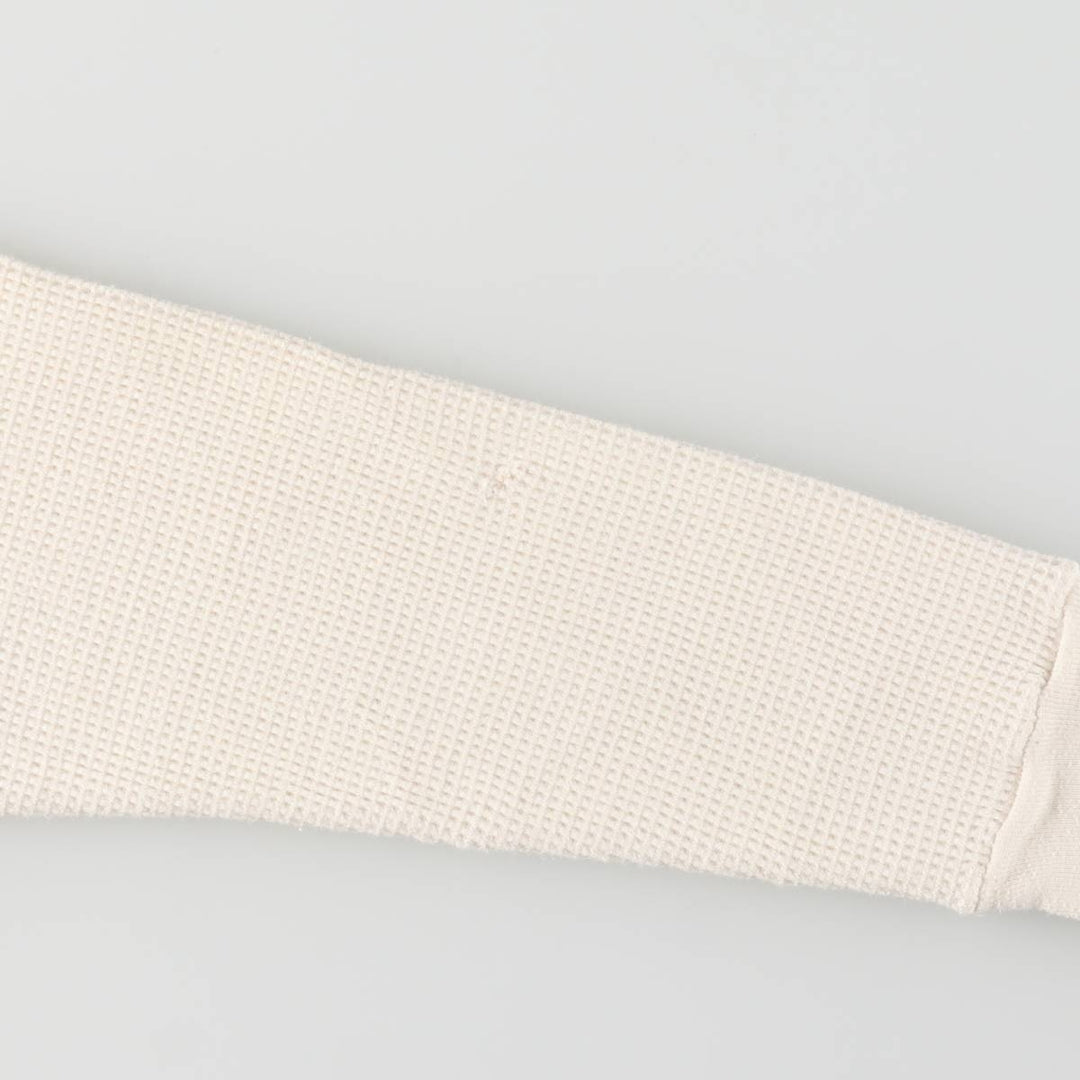 Vintage 1970'S sportswear thermal t-shirt, waffle, made in the USA, size M, men's cotton white type Vintage Second Hand