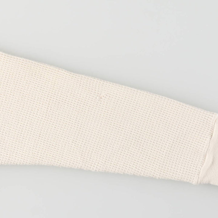 Vintage 1970'S sportswear thermal t-shirt, waffle, made in the USA, size M, men's cotton white type Vintage Second Hand