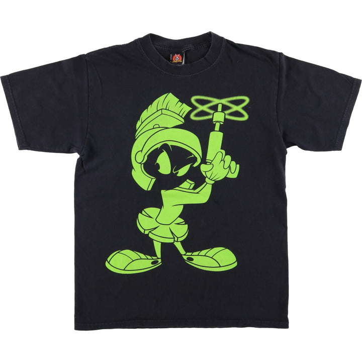 LOONEY TUNES Character Print T-Shirt, Made in USA, Men's Size Medium cotton black type Vintage Second Hand