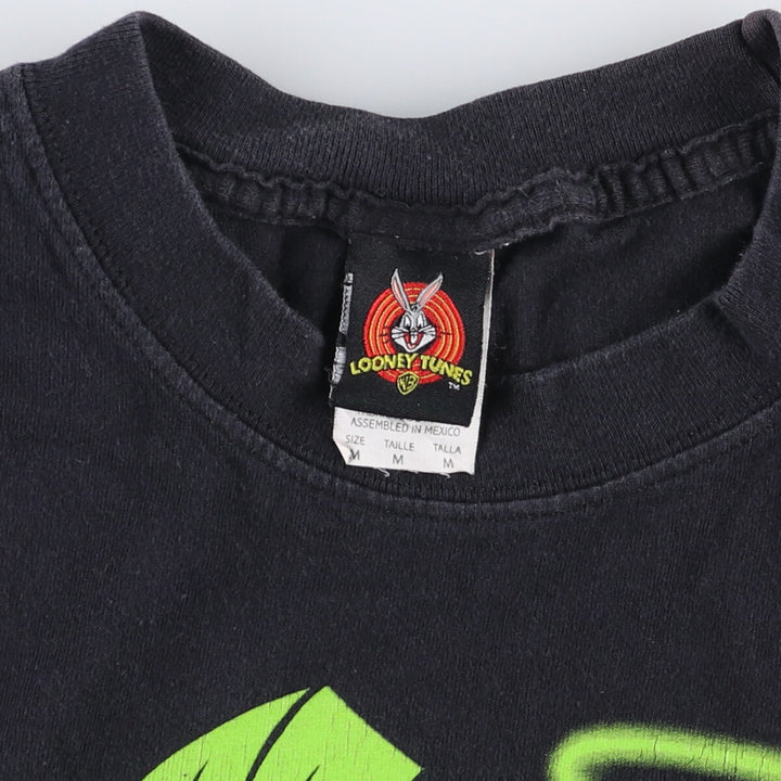 LOONEY TUNES Character Print T-Shirt, Made in USA, Men's Size Medium cotton black type Vintage Second Hand
