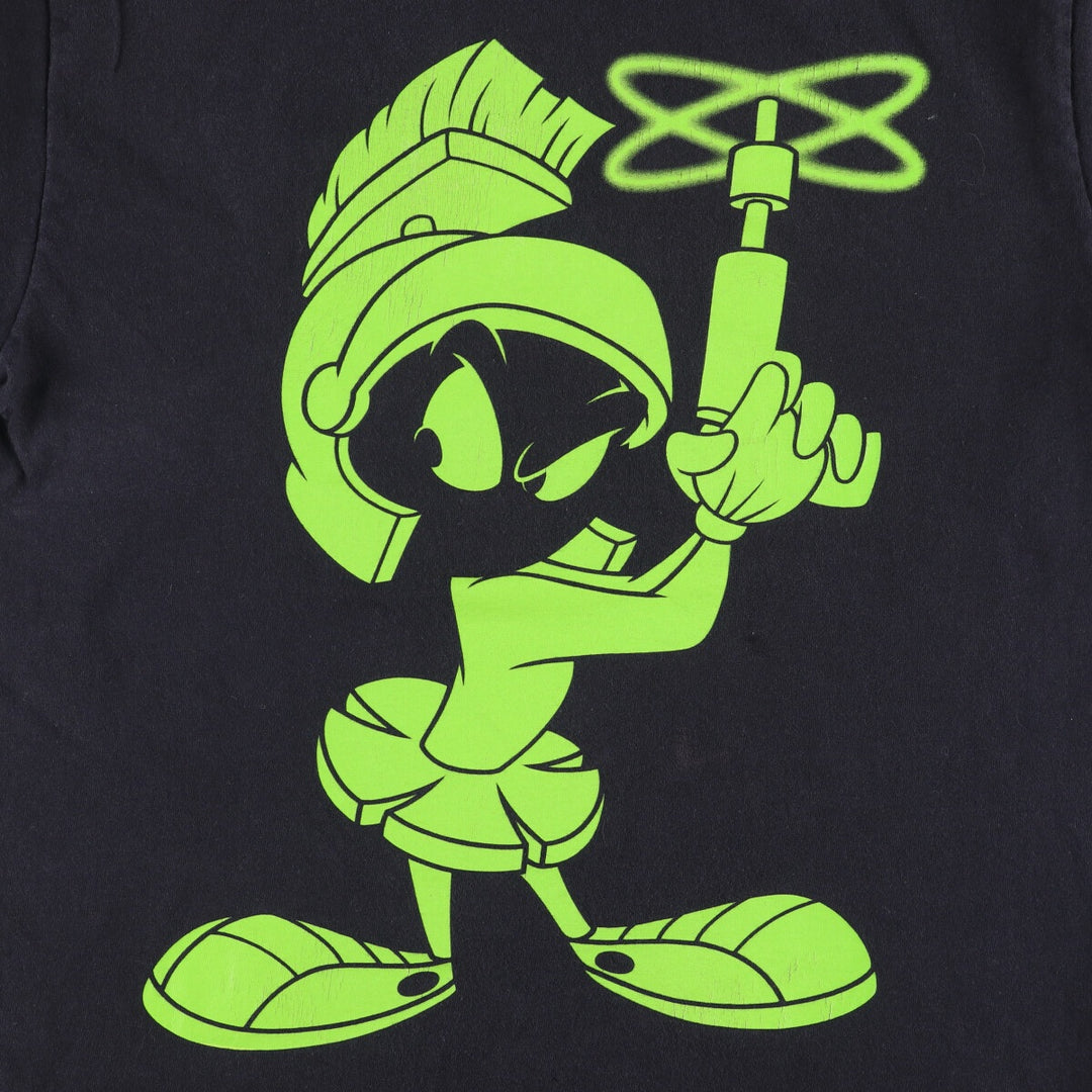 LOONEY TUNES Character Print T-Shirt, Made in USA, Men's Size Medium cotton black type Vintage Second Hand