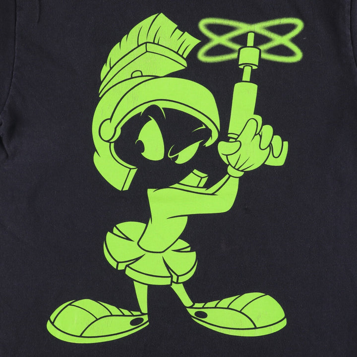 LOONEY TUNES Character Print T-Shirt, Made in USA, Men's Size Medium cotton black type Vintage Second Hand