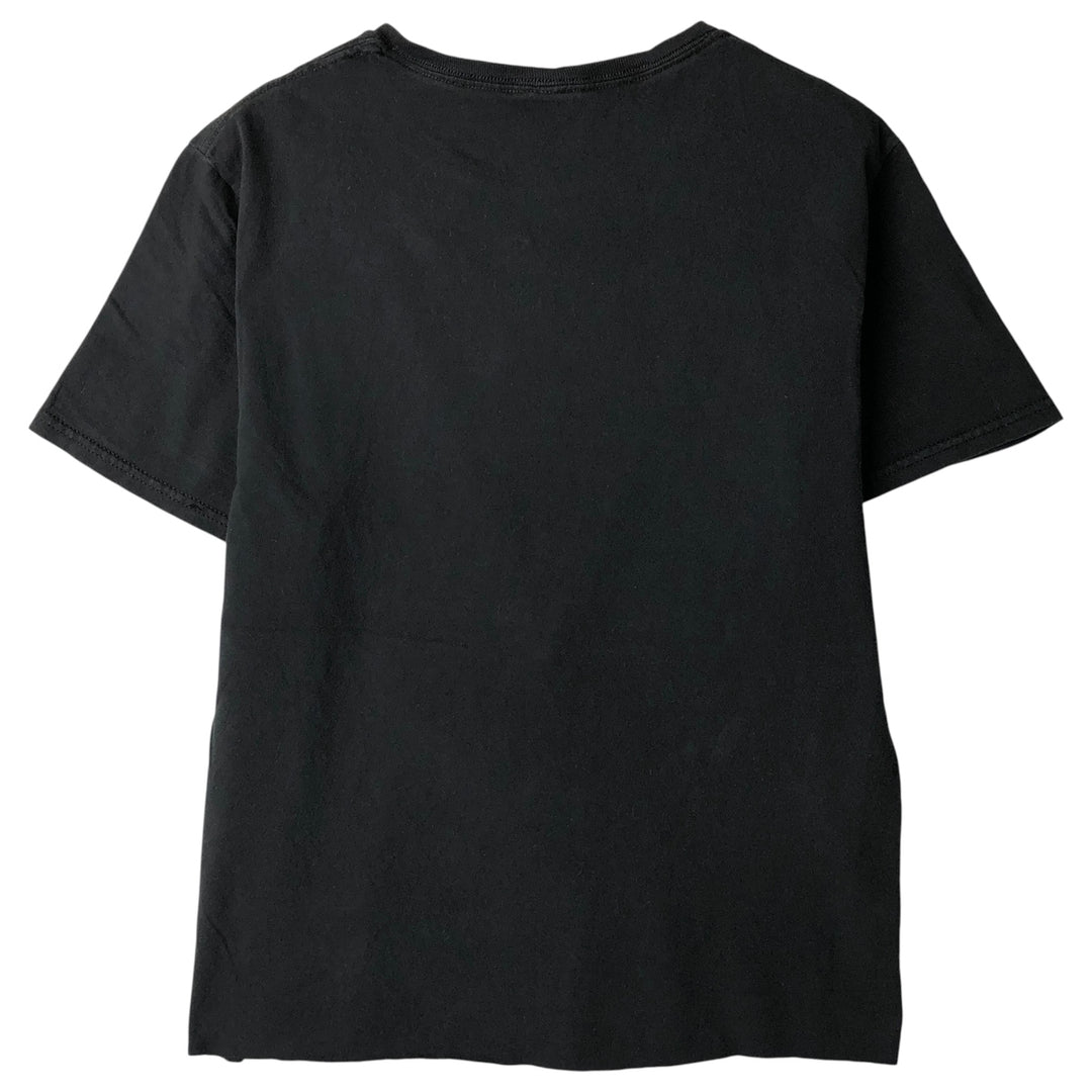 BLEACH Anime Character Print T-Shirt, Men's M Size cotton black type Vintage Second Hand