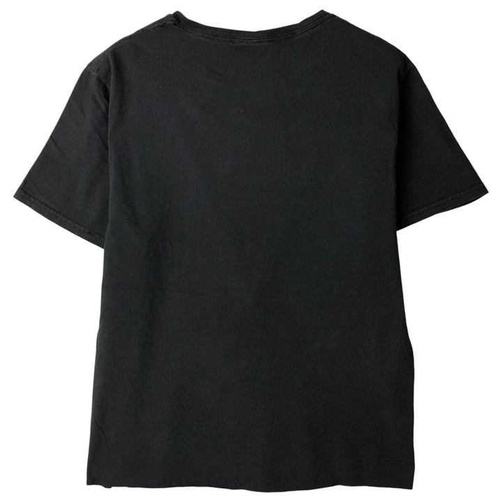 BLEACH Anime Character Print T-Shirt, Men's M Size cotton black type Vintage Second Hand