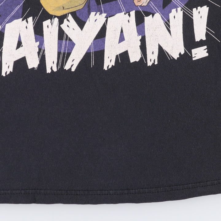 DRAGONBALL Z Dragon Ball Z Super Saiyan Anime Character Print T-Shirt, Men's Medium cotton black type Vintage Second Hand