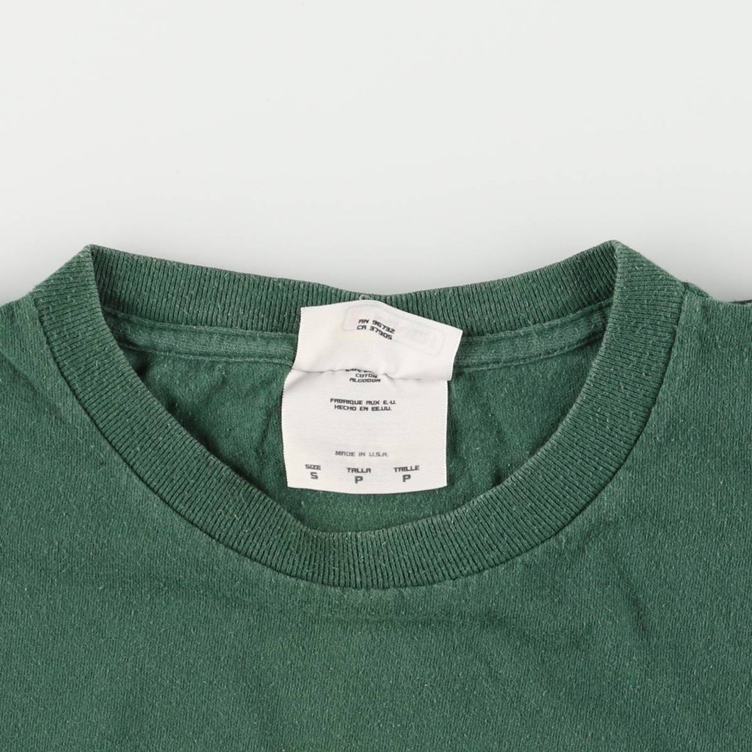 AND 1 Logo Print T-Shirt, Made in USA, Men's Size Small cotton green type Vintage Second Hand
