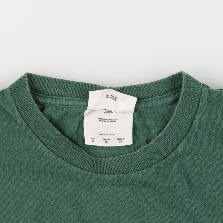 AND 1 Logo Print T-Shirt, Made in USA, Men's Size Small cotton green type Vintage Second Hand