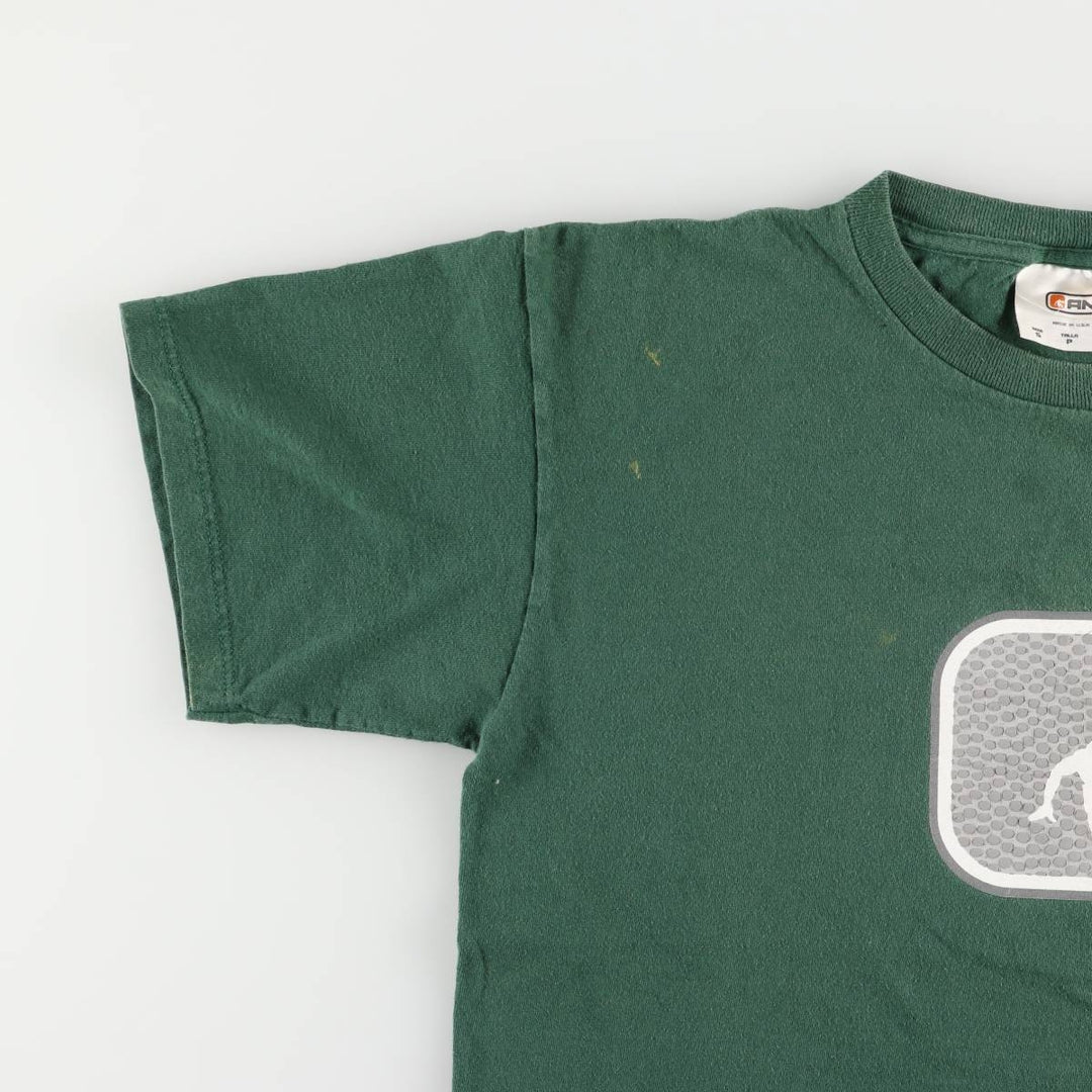 AND 1 Logo Print T-Shirt, Made in USA, Men's Size Small cotton green type Vintage Second Hand