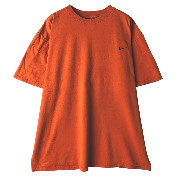 Vintage 2000'S Nike Team One-Point Logo T-Shirt, Men's XL cotton orange type Vintage Second Hand