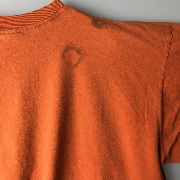 Vintage 2000'S Nike Team One-Point Logo T-Shirt, Men's XL cotton orange type Vintage Second Hand