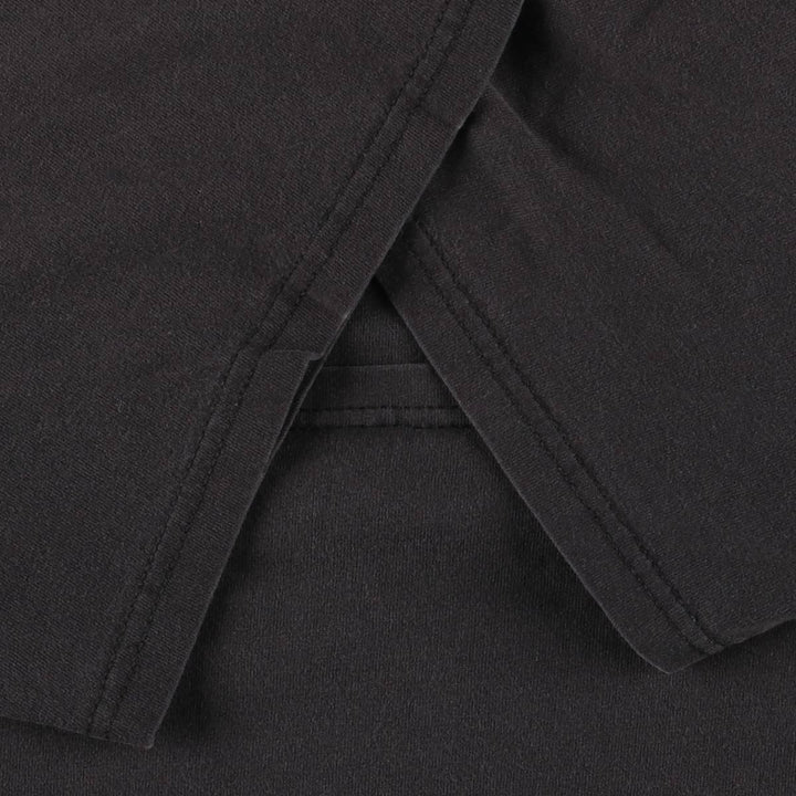 00'S Adidas logo print T-shirt, men's XL size cotton black type Vintage Second Hand