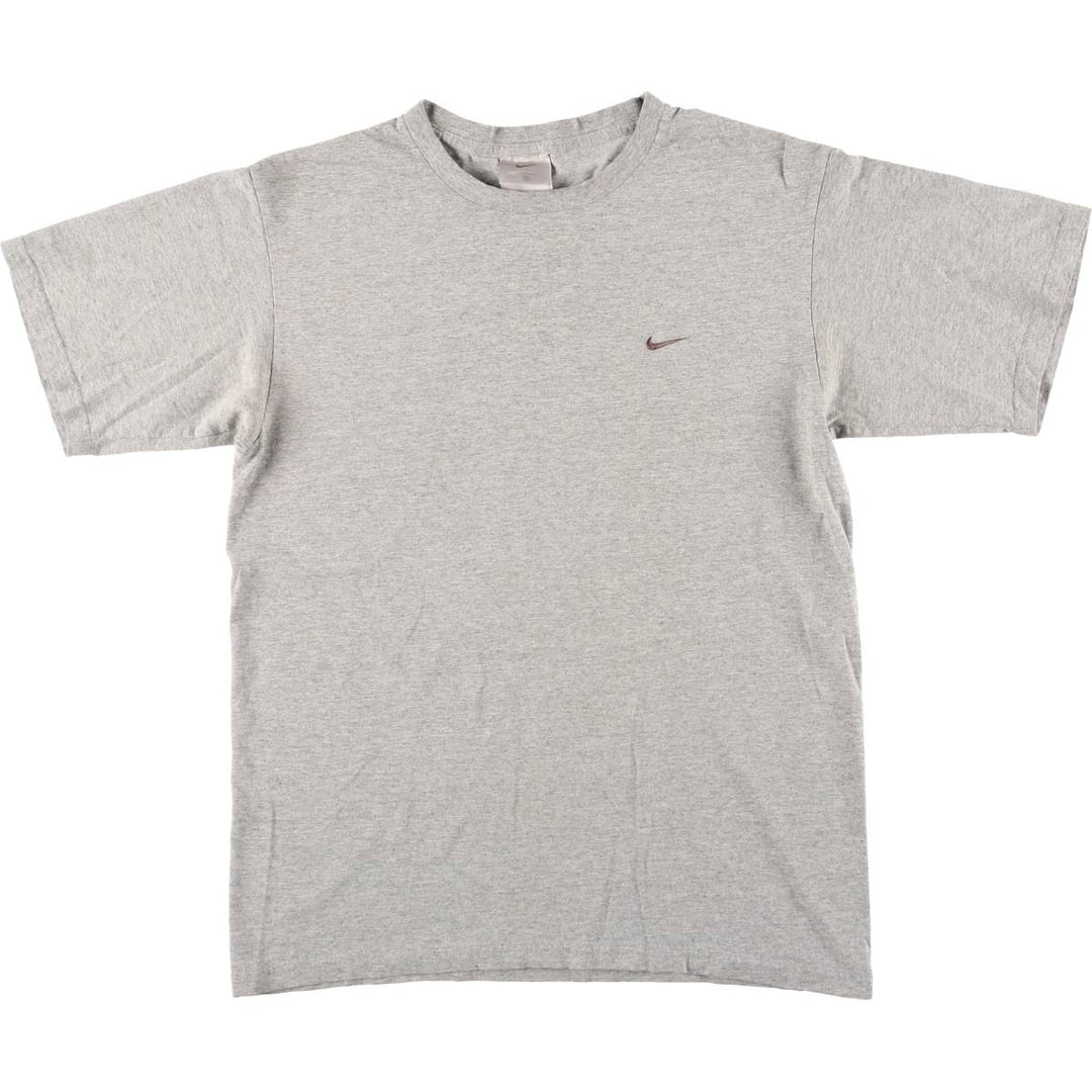 2000'S Nike One-Point Logo T-Shirt, Men's Size Small cotton gray type Vintage Second Hand