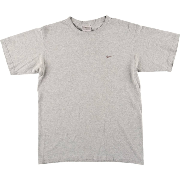2000'S Nike One-Point Logo T-Shirt, Men's Size Small cotton gray type Vintage Second Hand