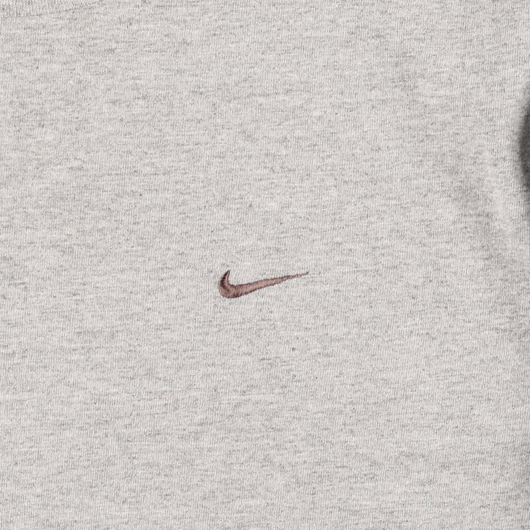 2000'S Nike One-Point Logo T-Shirt, Men's Size Small cotton gray type Vintage Second Hand