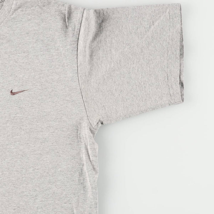 2000'S Nike One-Point Logo T-Shirt, Men's Size Small cotton gray type Vintage Second Hand