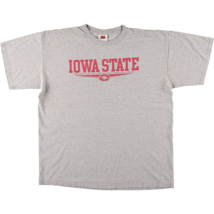 2000'S Nike Team College T-Shirt, Men's XL cotton gray type Vintage Second Hand