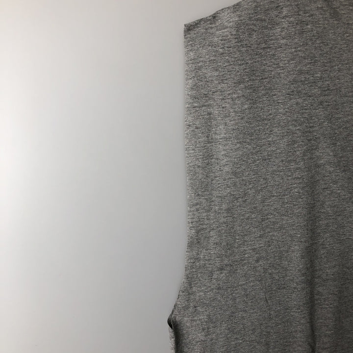 2000'S Nike Team Cut-Off Print T-Shirt, Men's Size L cotton gray type Vintage Second Hand