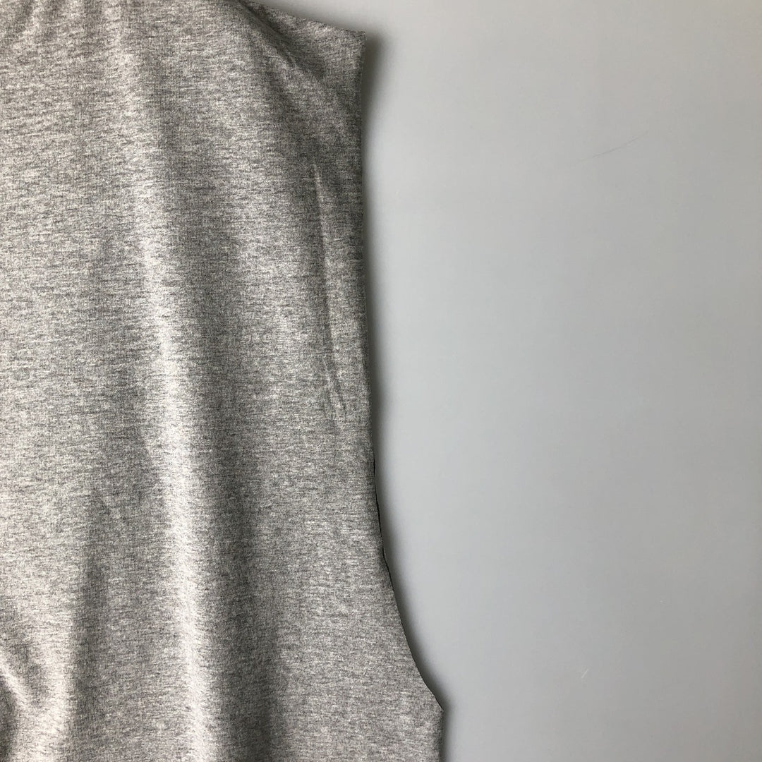 2000'S Nike Team Cut-Off Print T-Shirt, Men's Size L cotton gray type Vintage Second Hand