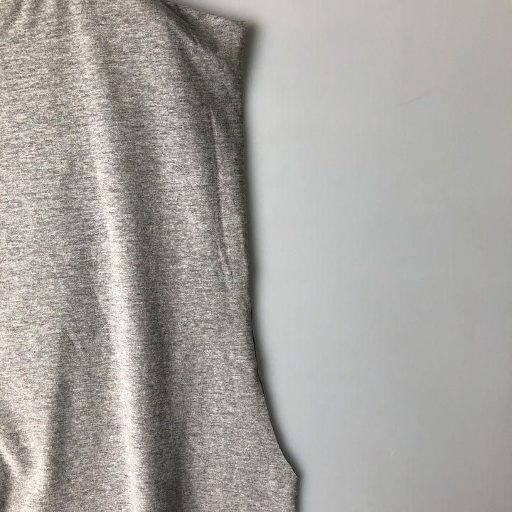 2000'S Nike Team Cut-Off Print T-Shirt, Men's Size L cotton gray type Vintage Second Hand