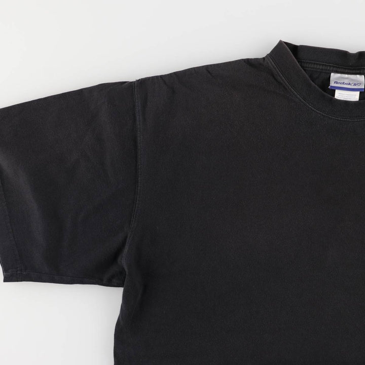Reebok One-Point Logo T-Shirt, Men's XL cotton black type Vintage Second Hand