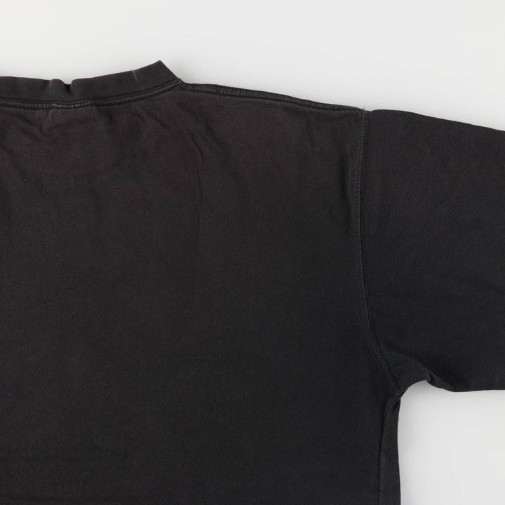 Reebok One-Point Logo T-Shirt, Men's XL cotton black type Vintage Second Hand