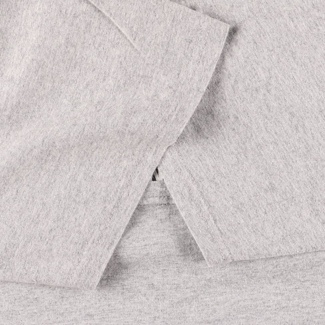 00'S Adidas logo print T-shirt, men's size L cotton gray type Vintage Second Hand