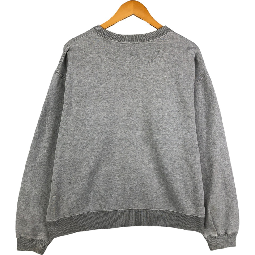 90'S GAP Old Gap Logo Sweatshirt Trainer Men's L Size Vintage cotton gray type Vintage Second Hand