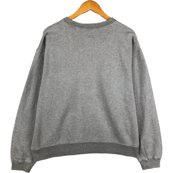 90'S GAP Old Gap Logo Sweatshirt Trainer Men's L Size Vintage cotton gray type Vintage Second Hand
