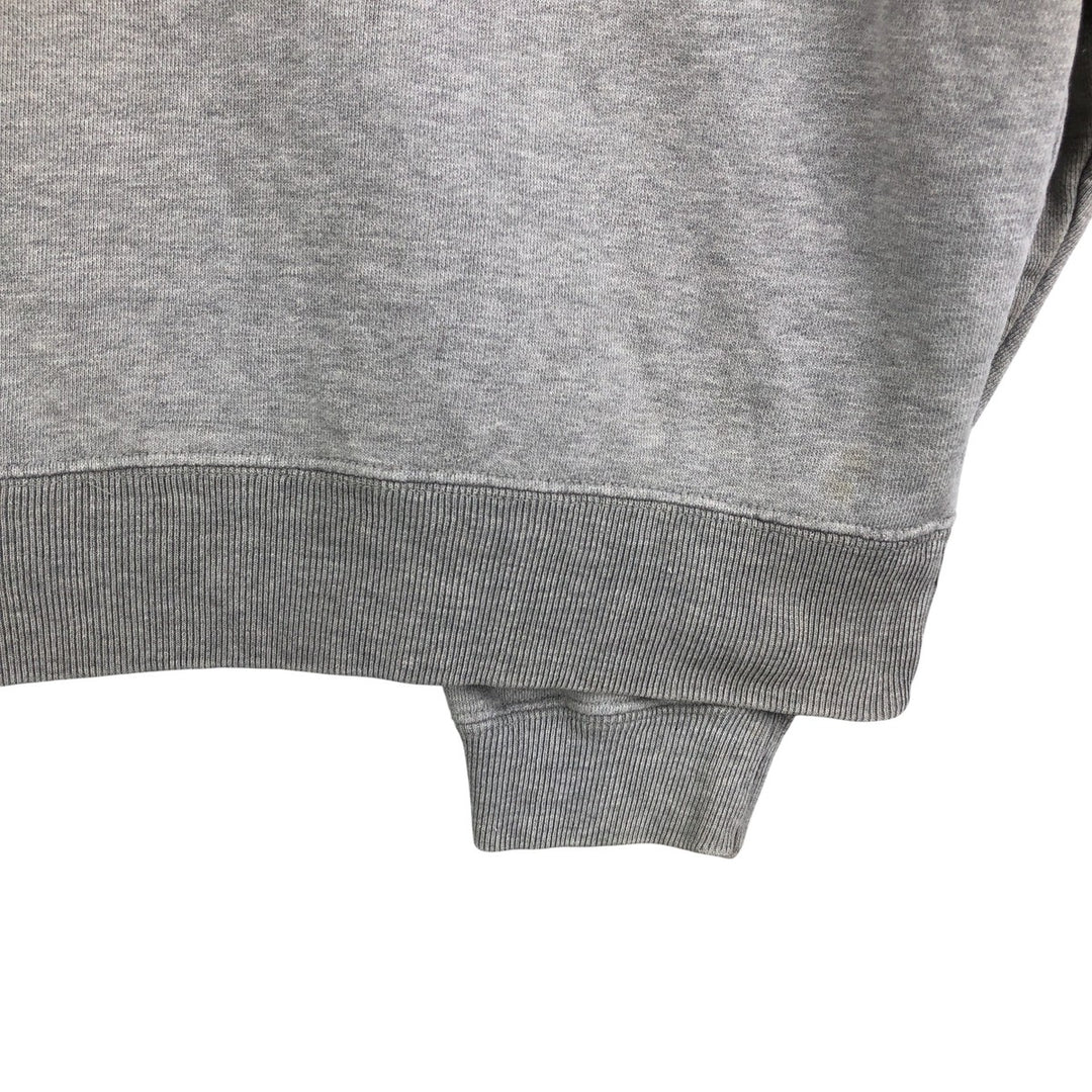 90'S GAP Old Gap Logo Sweatshirt Trainer Men's L Size Vintage cotton gray type Vintage Second Hand