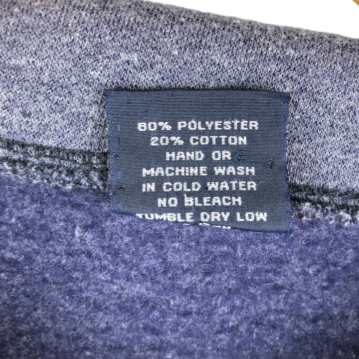 Vintage 90'S TIPSY Half-Zip Sweatshirt, Made in USA, Men's XL polyester gray type Vintage Second Hand
