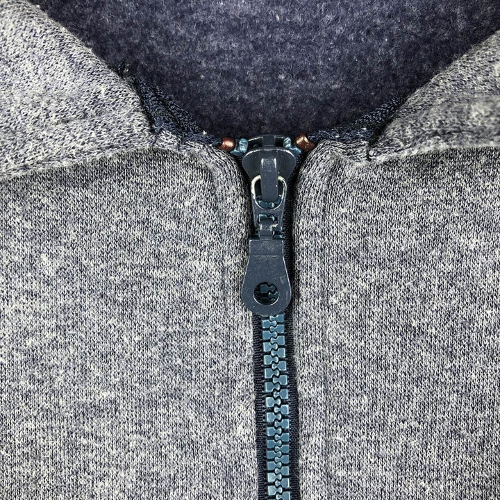 Vintage 90'S TIPSY Half-Zip Sweatshirt, Made in USA, Men's XL polyester gray type Vintage Second Hand
