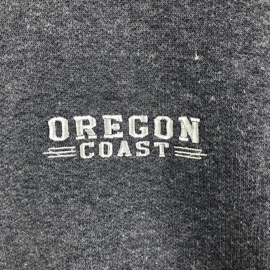Vintage 90'S TIPSY Half-Zip Sweatshirt, Made in USA, Men's XL polyester gray type Vintage Second Hand
