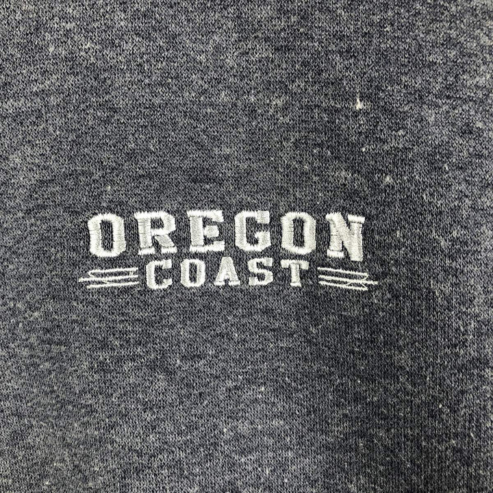 Vintage 90'S TIPSY Half-Zip Sweatshirt, Made in USA, Men's XL polyester gray type Vintage Second Hand