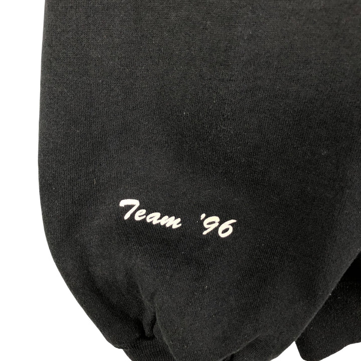 Vintage 80s-90'S Jerseys Super Sweats Half-Zip Sweatshirt, Made in USA, Men's XL cotton black type Vintage Second Hand