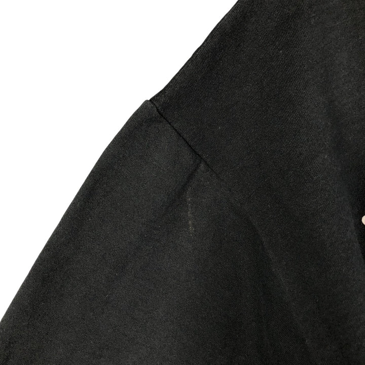 Vintage 80s-90'S Jerseys Super Sweats Half-Zip Sweatshirt, Made in USA, Men's XL cotton black type Vintage Second Hand