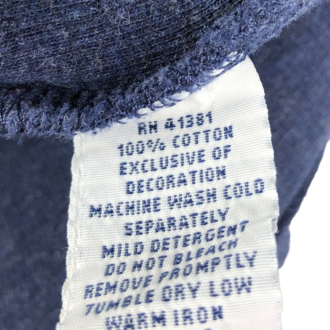 Ralph Lauren POLO RALPH LAUREN Half-zip sweatshirt, men's M size cotton navy blue type Vintage Second Hand