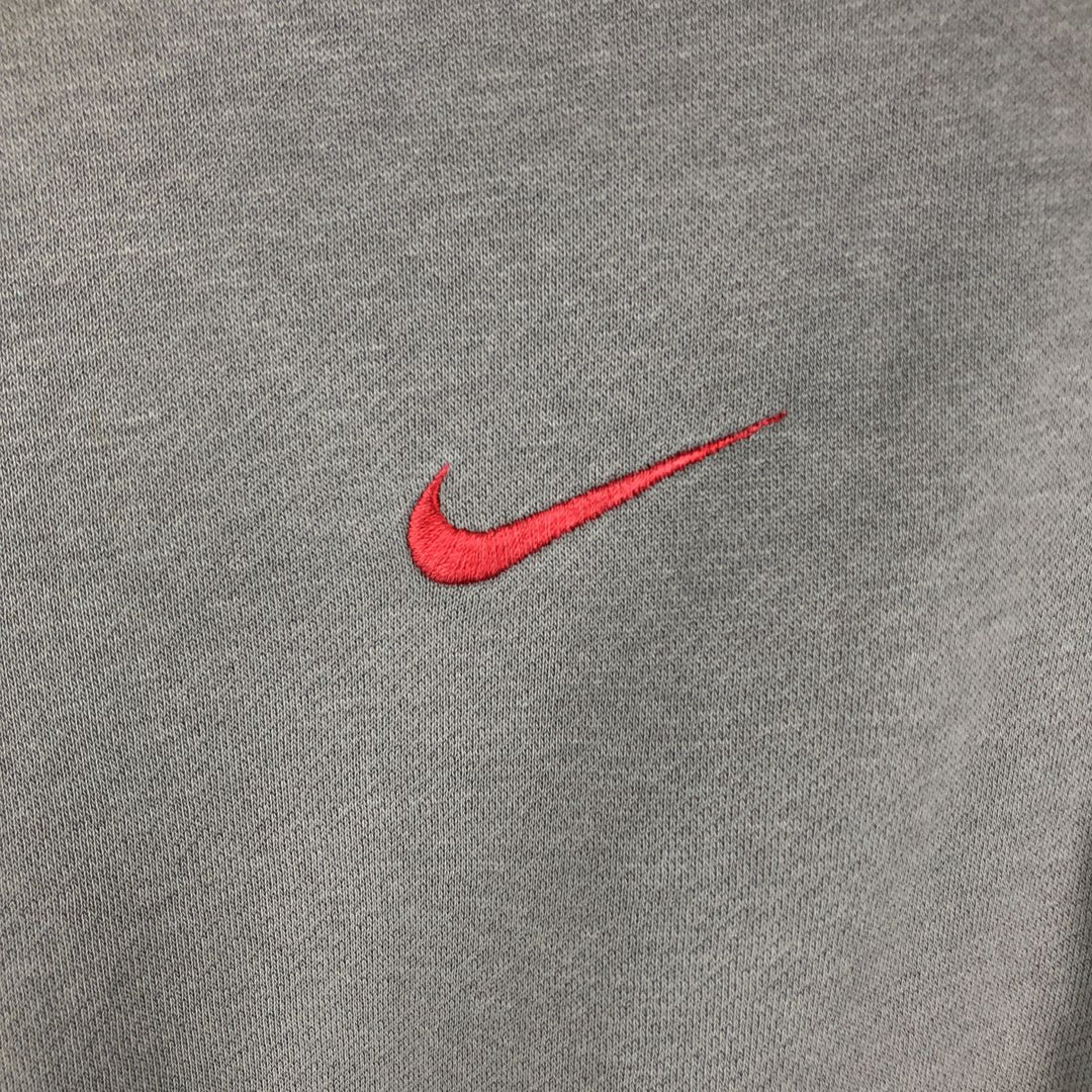 Nike MLS Chicago Fire FC Half-Zip Sweatshirt, Men's Size Medium cotton gray type Vintage Second Hand