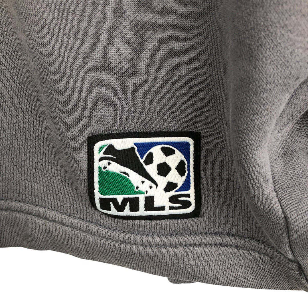 Nike MLS Chicago Fire FC Half-Zip Sweatshirt, Men's Size Medium cotton gray type Vintage Second Hand