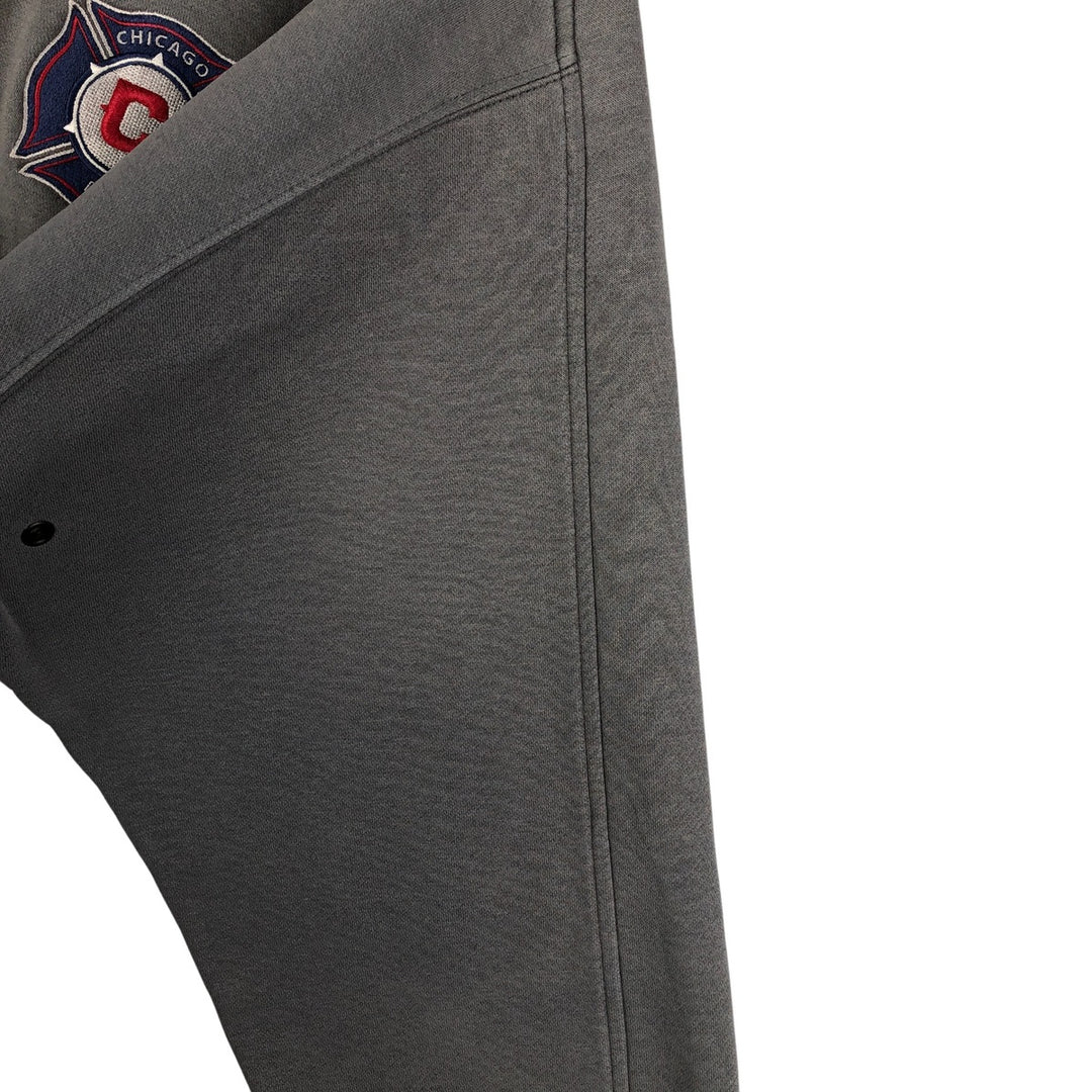 Nike MLS Chicago Fire FC Half-Zip Sweatshirt, Men's Size Medium cotton gray type Vintage Second Hand